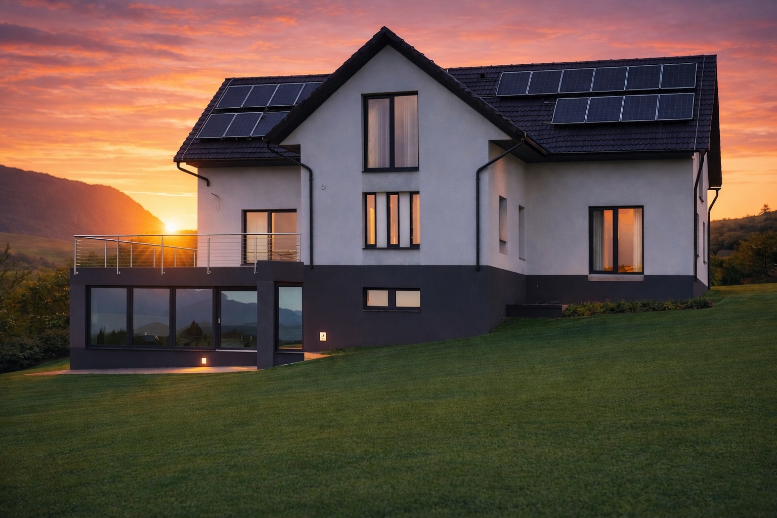 Energeticky sebestačná moderná novostavba Krásna Lúka