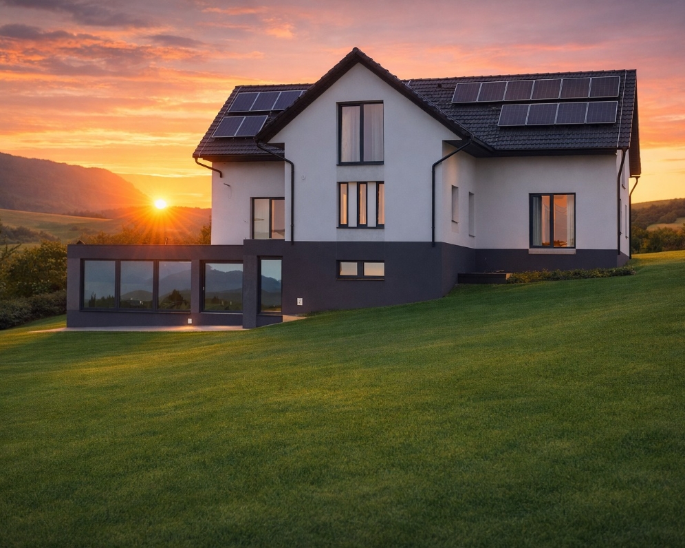 Energeticky sebestačná moderná novostavba rodinného domu v obci Krásna Lúka - TOP PONUKA